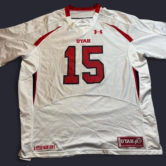 University of Utah Utes football NCAA jersey Under Armour football 15 Size XL - Picture 1 of 7